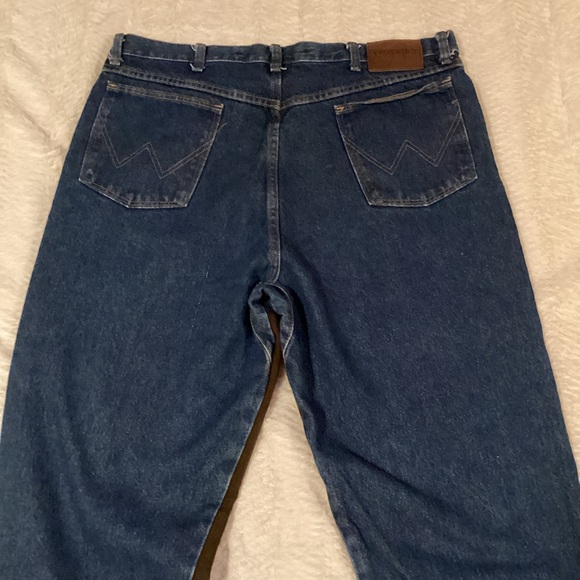 Wrangler Pro Gear Upland Canvas Brush Hunting Pants Denim Blue Jeans Men 38X34 - Picture 9 of 10